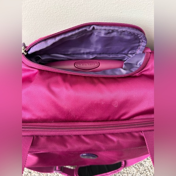 Delsey Paris Magenta Rolling Carry-on and Briefcase - Picture 2 of 10